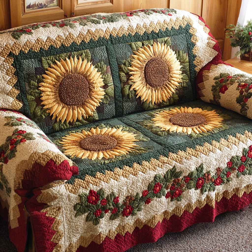 Bright Blossom Sofa Cover