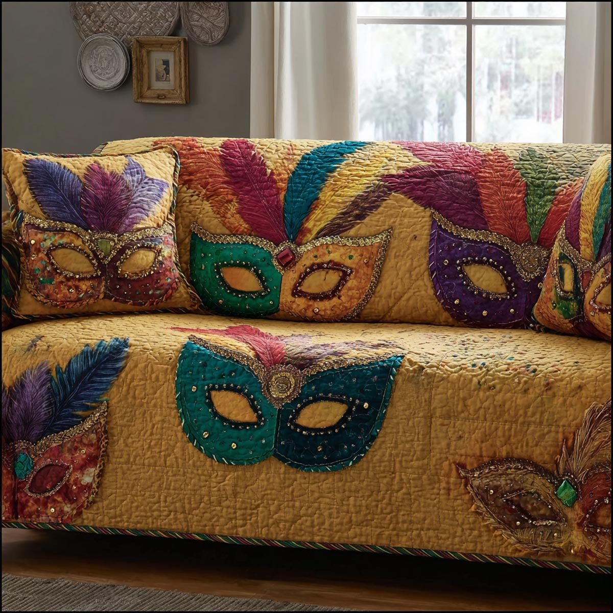 Bright Carnival Sofa Cover
