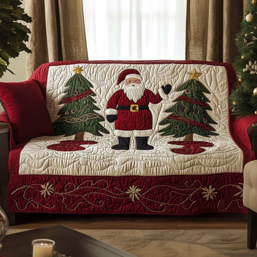 Bright Christmas Sofa Cover