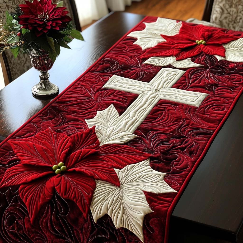 Bright Cross Table Runner