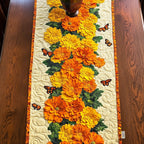 Bright Dia De Los Muertos Table Runner