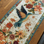 Brilliant Hummingbird Table Runner