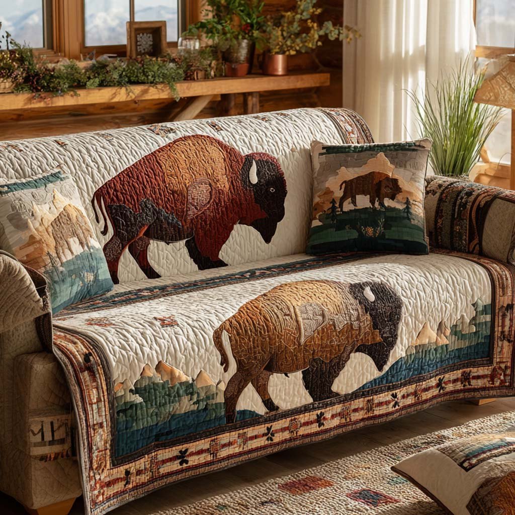 Buffalo Spirit Sofa Cover
