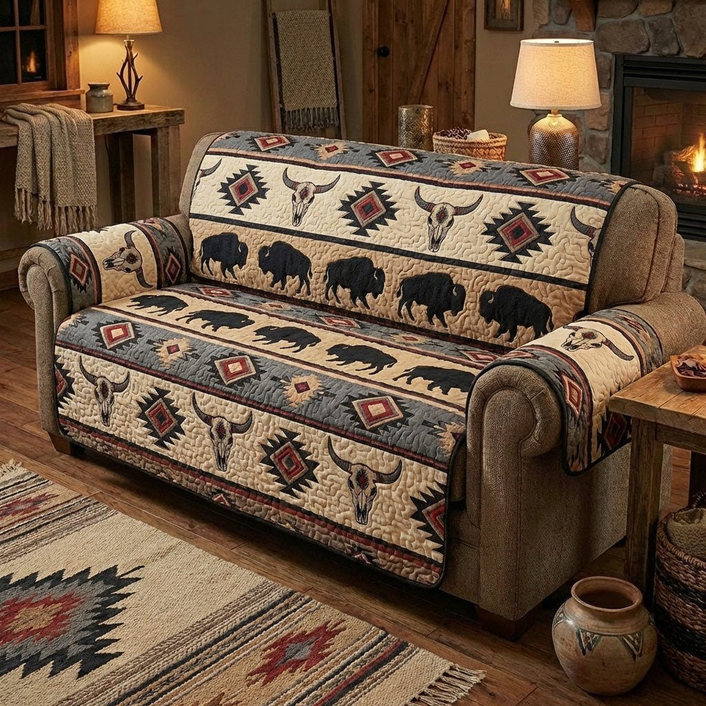 Buffalo Totem Sofa Cover