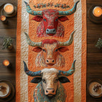 Bull Charm Table Runner