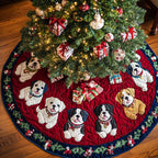 Bulldog Joy Christmas Tree Skirt
