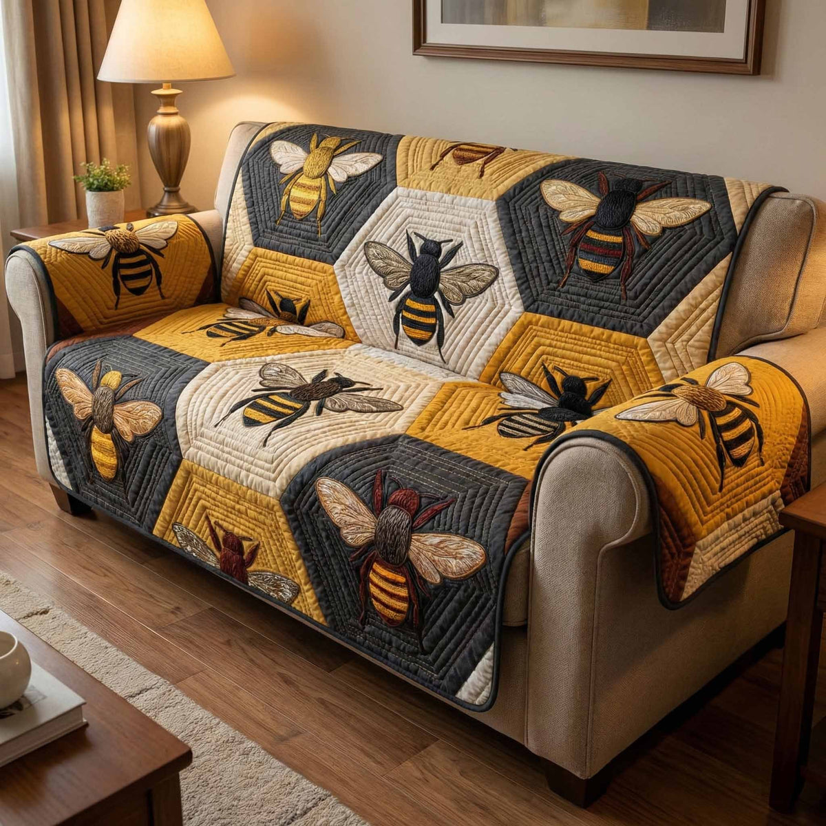 Bumble Patch Sofa Cover
