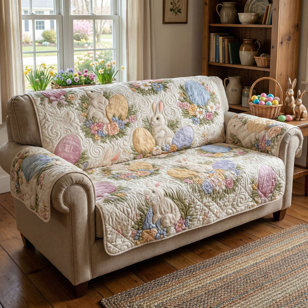 Bunny Blossom Sofa Cover