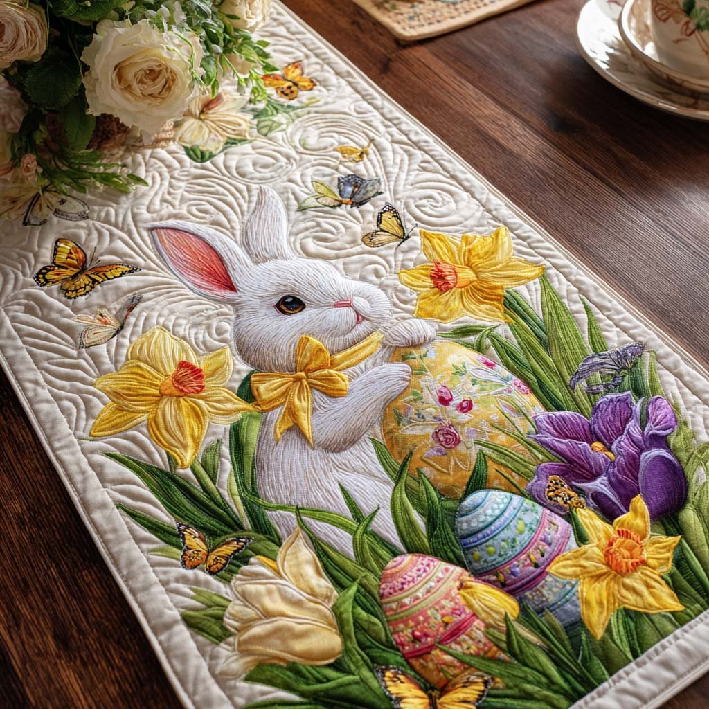 Bunny Blossom Table Runner