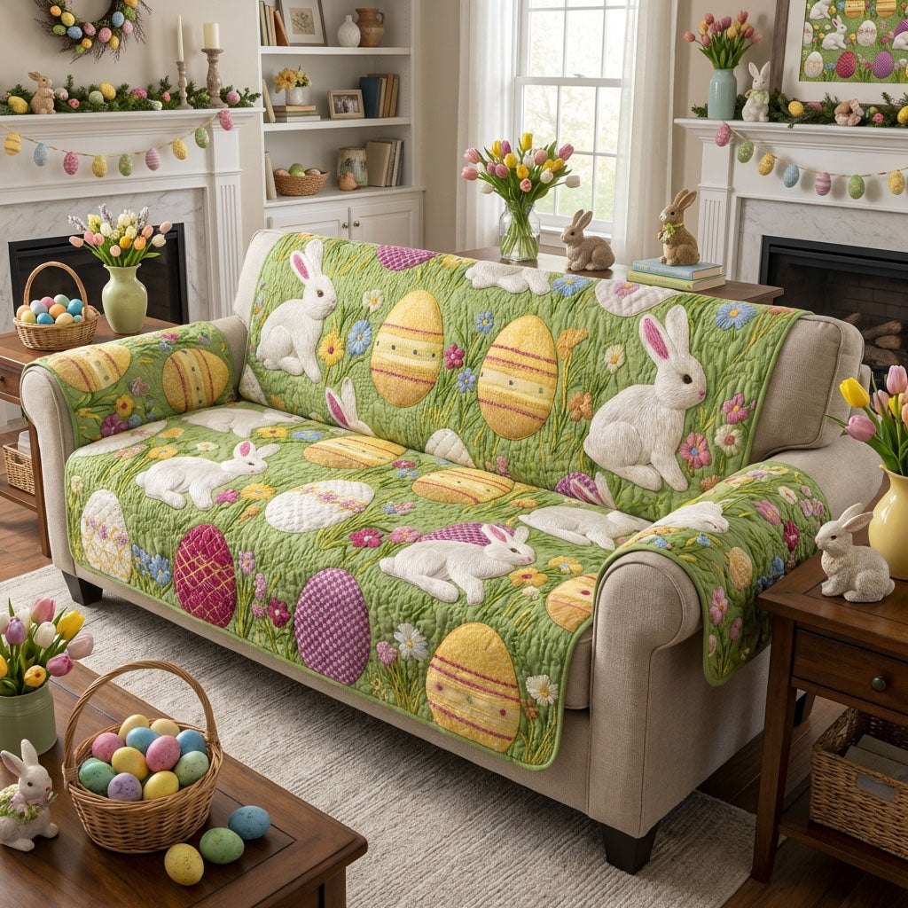 Bunny Garden Glow Sofa Cover