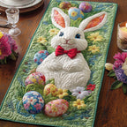 Bunny Green Haven Table Runner