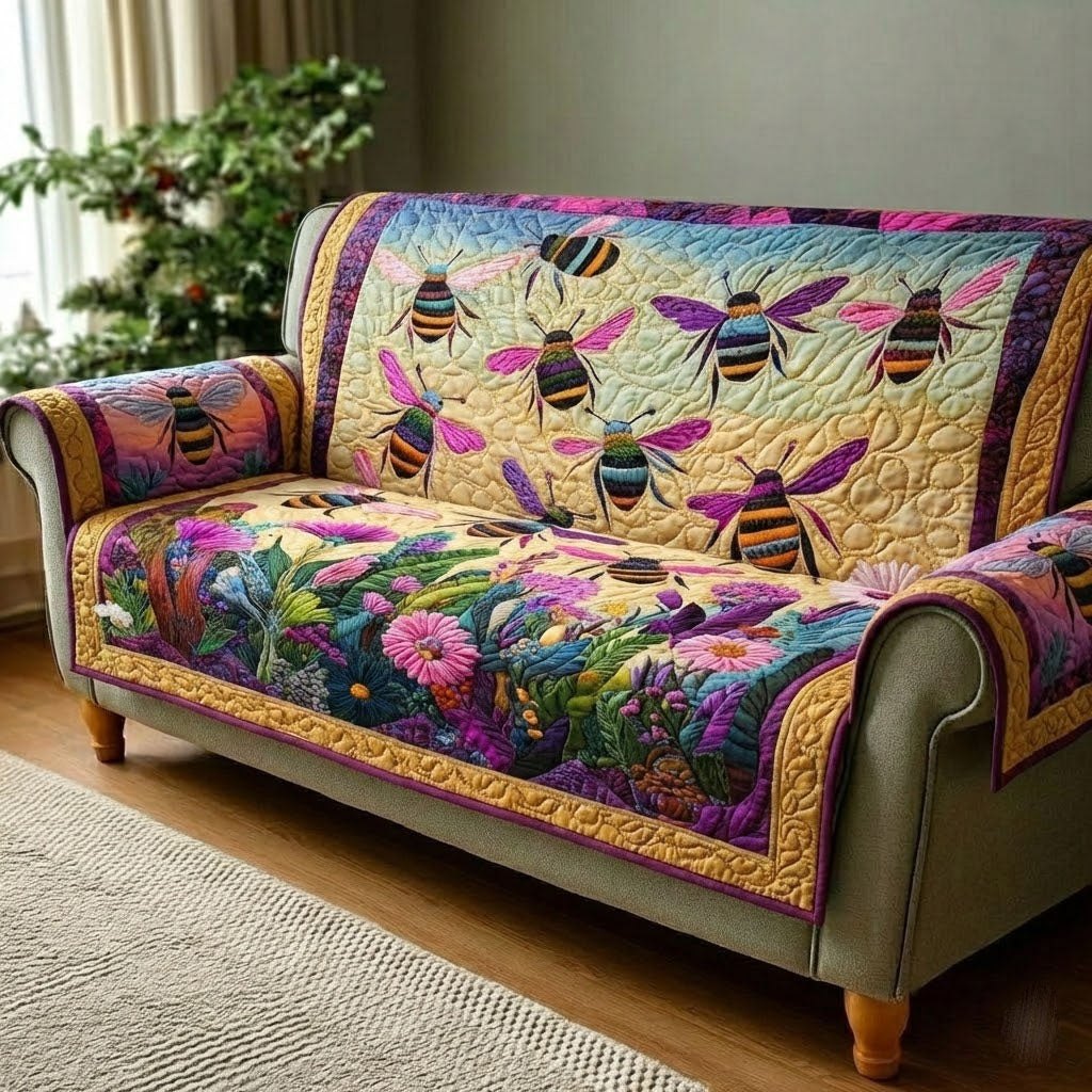 Busy Bees Sofa Cover