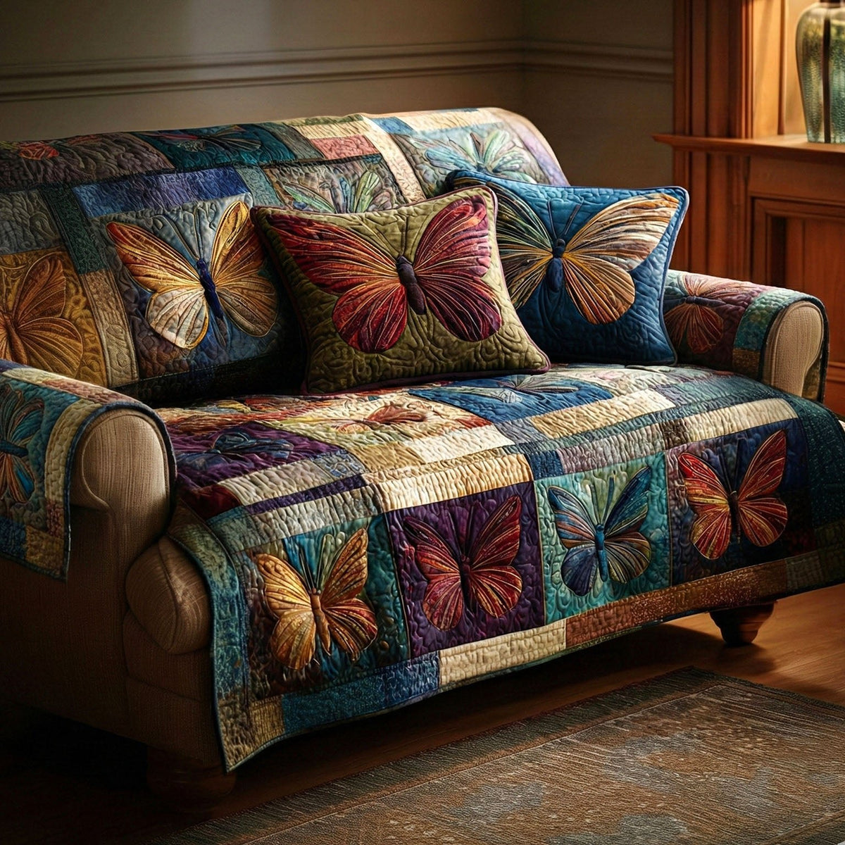 Butterfly Charm Sofa Cover
