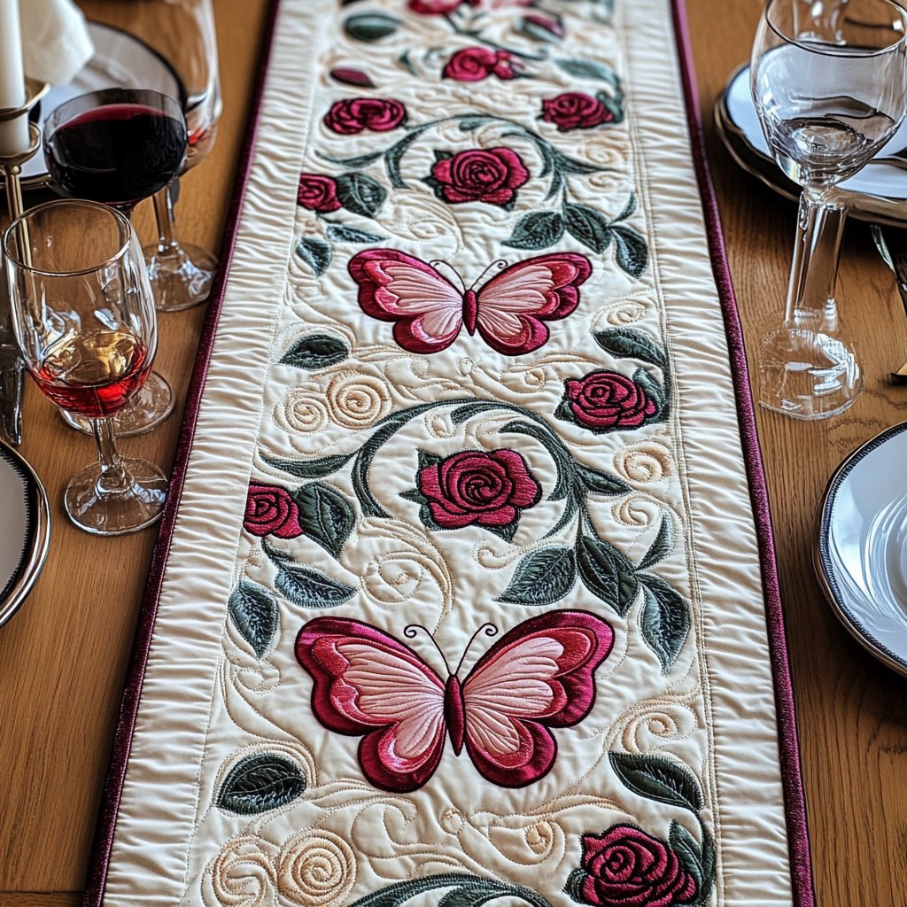 Butterfly Glow Table Runner