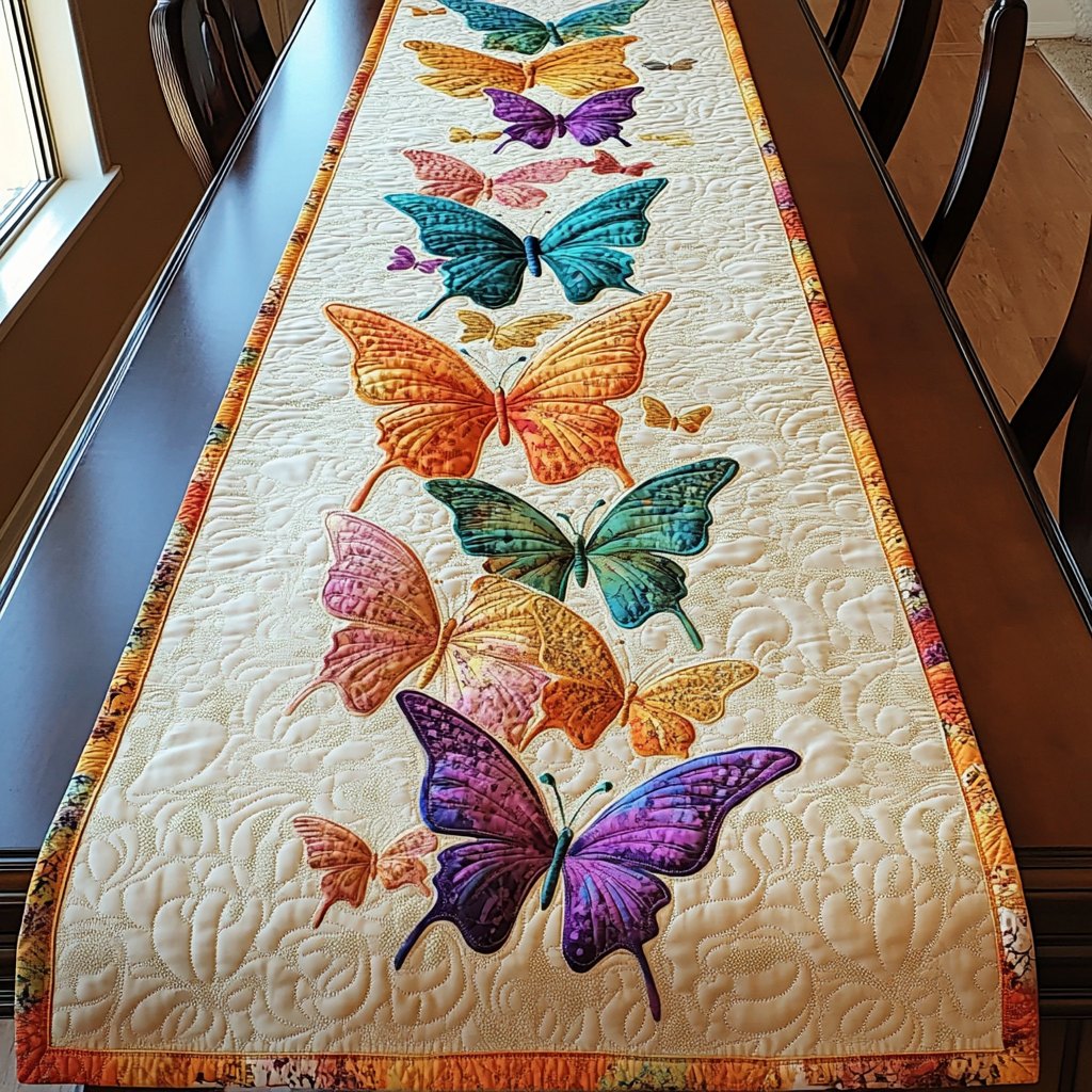 Butterfly Path Table Runner