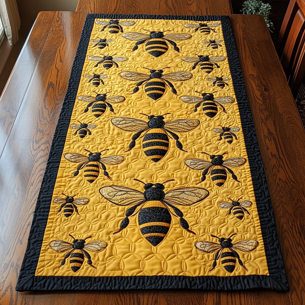 Buzzing Beauty Table Runner