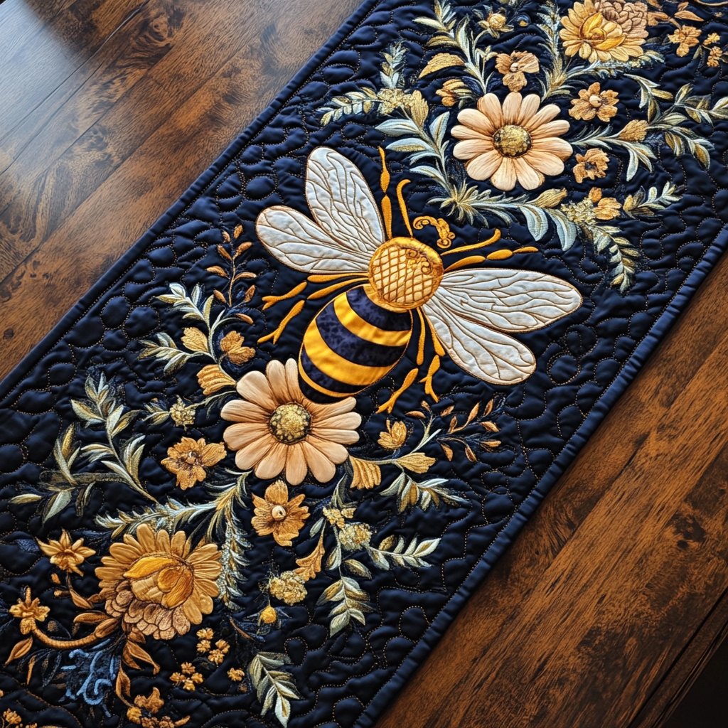 Buzzing Charm Table Runner