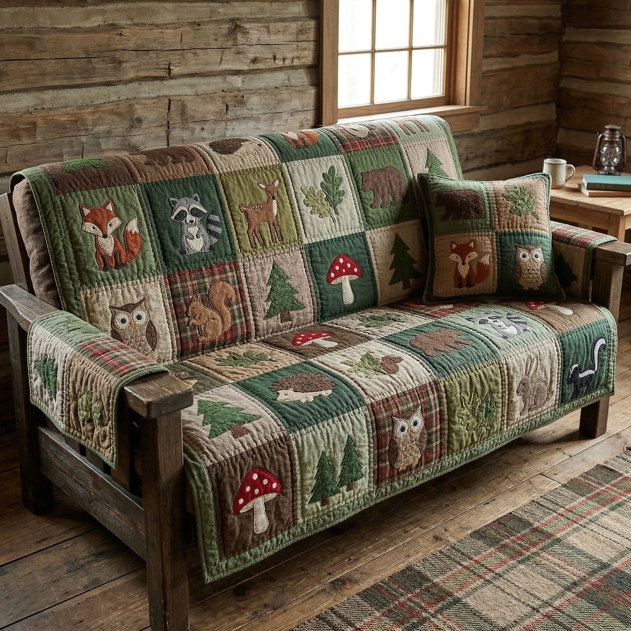 Cabin Creatures Sofa Cover
