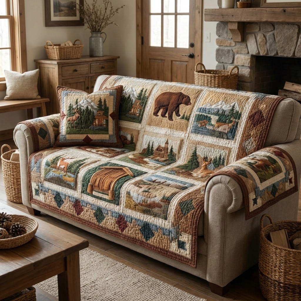 Cabin Trail Sofa Cover