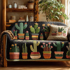 Cactus Bloom Trail Sofa Cover