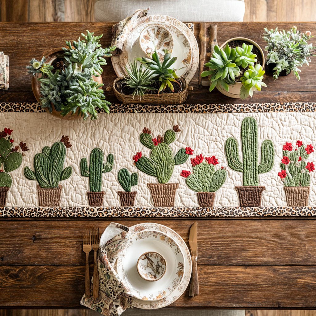 Cactus Cutie Table Runner