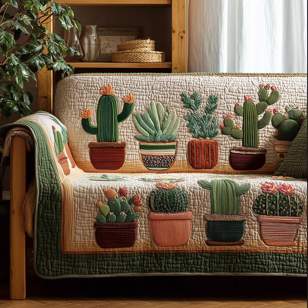 Cactus Daydream Sofa Cover