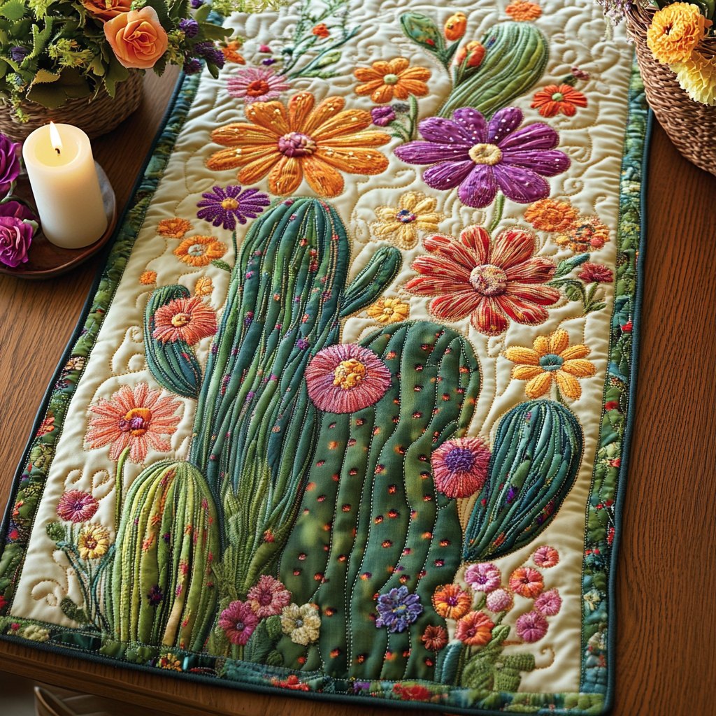Cactus Love Table Runner