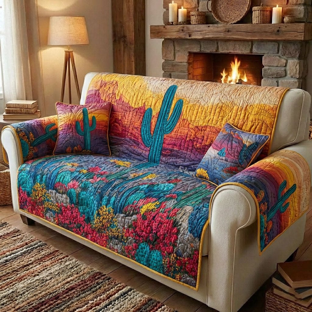 Cactus Vista Sofa Cover
