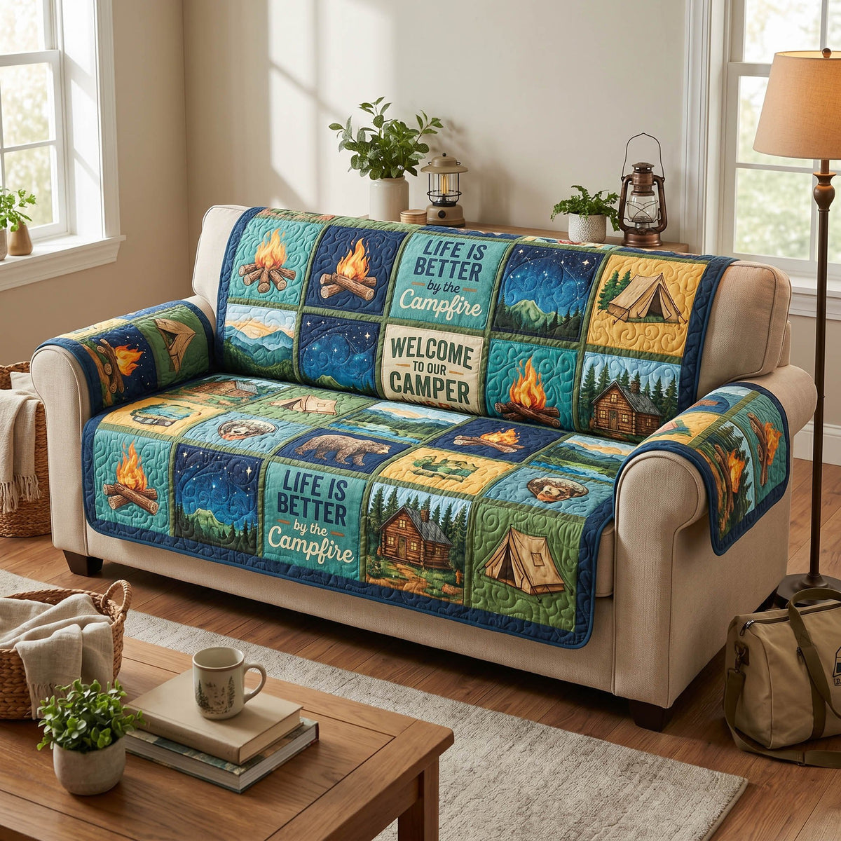 Camp Escape Sofa Cover