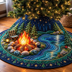Campfire River Christmas Tree Skirt