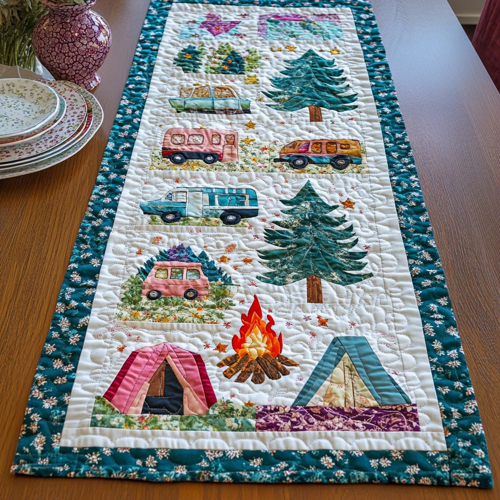 Campout Memories Table Runner