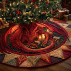 Candlelight Sentinel Christmas Tree Skirt