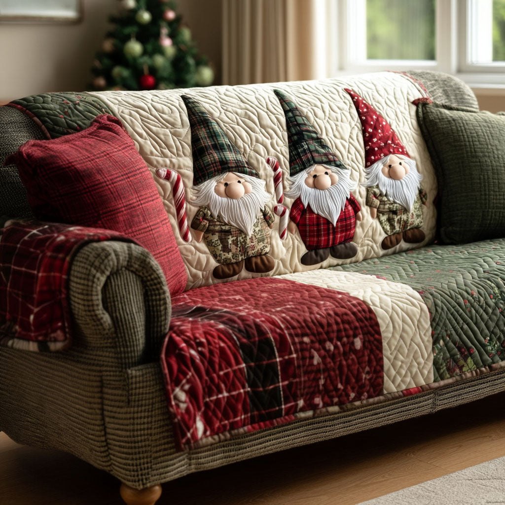Candy Cane Friends Sofa Cover