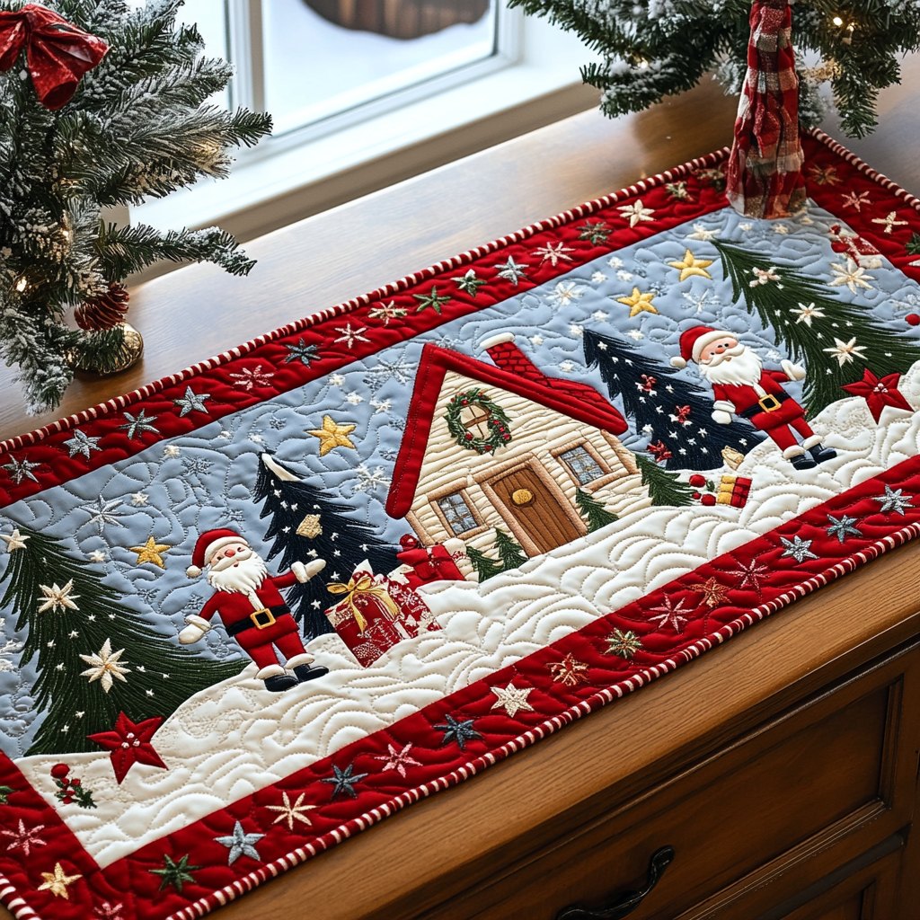 Candy Cane Lane Table Runner