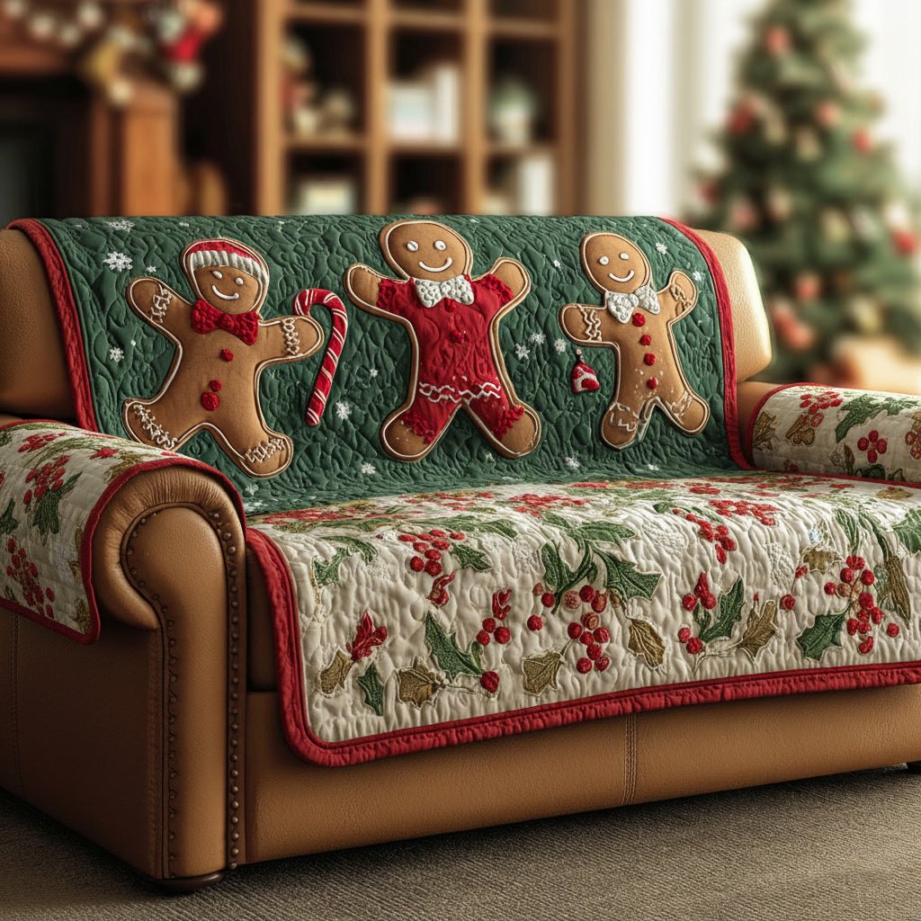 Candy Gingerbread Man Sofa Cover