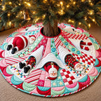 Candy Santa Christmas Tree Skirt