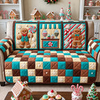 Candy Shop Christmas Sofa Cover