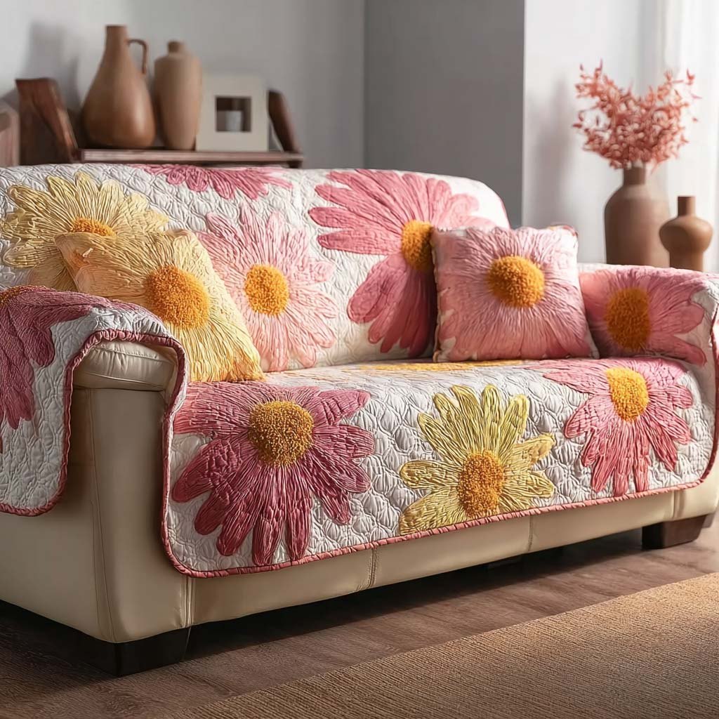 Candy Daisy Sofa Cover