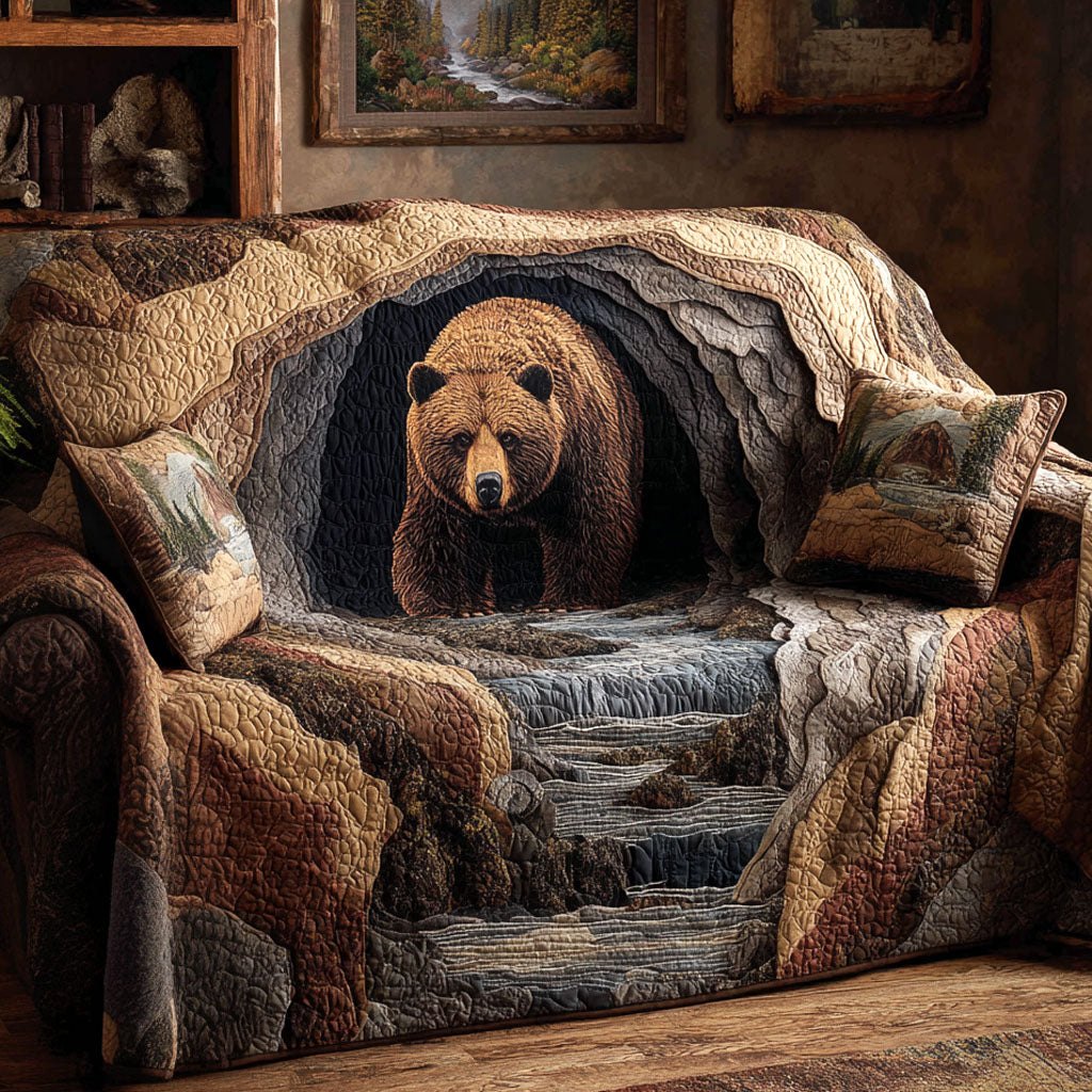 Canyon Bear Sofa Cover