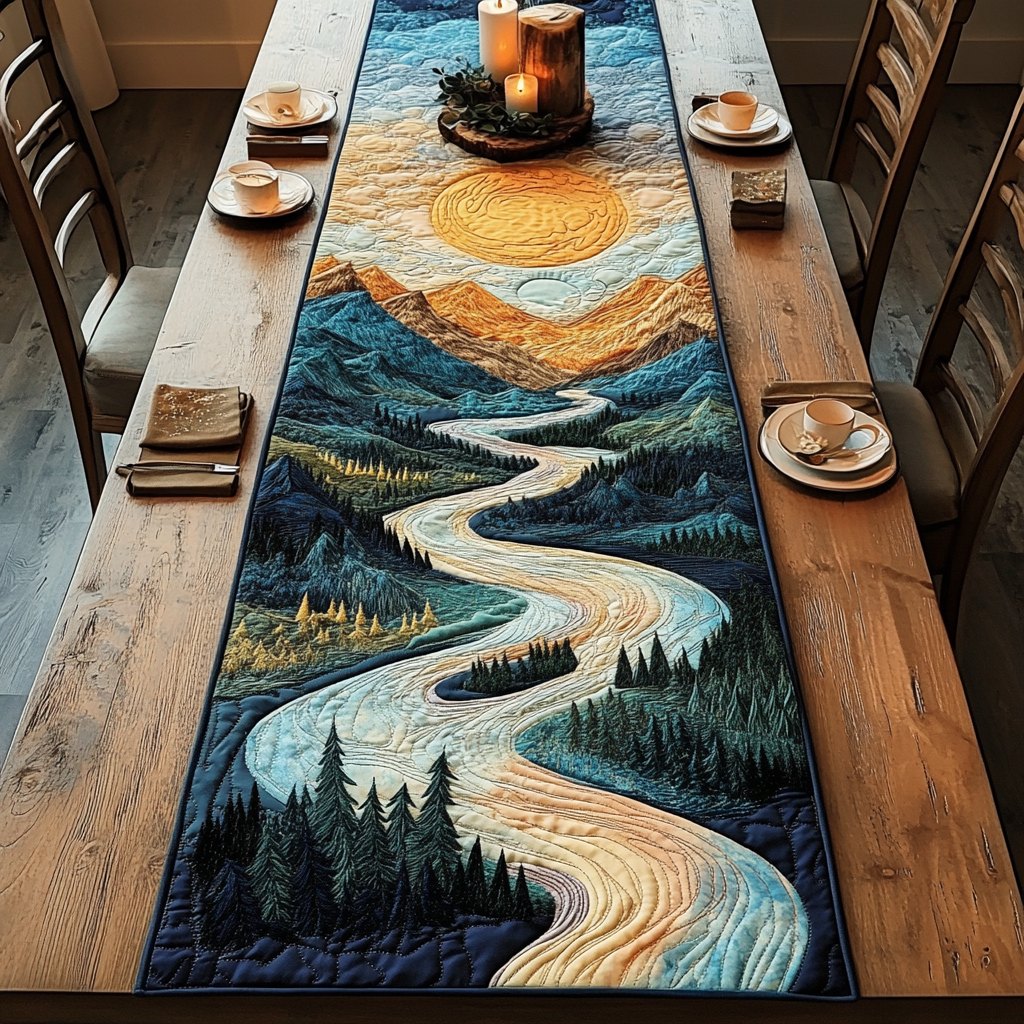 Canyon Stream Table Runner