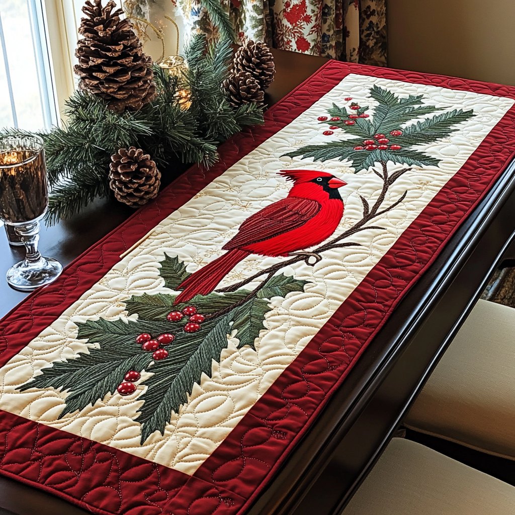 Cardinal Call Table Runner