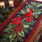 Cardinal Cheer Table Runner