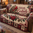 Cardinals Appear Angel Verse Sofa Cover