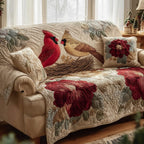 Cardinal Floral Nest Sofa Cover