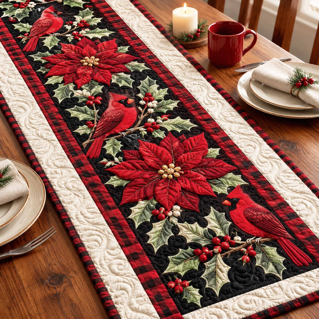 Cardinal Joy Table Runner