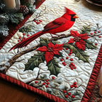 Cardinal Noel Elegance Table Runner