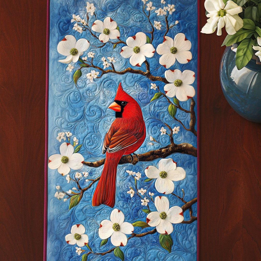 Cardinal Serenade Table Runner