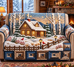 Cardinal Snow Cabin Sofa Cover