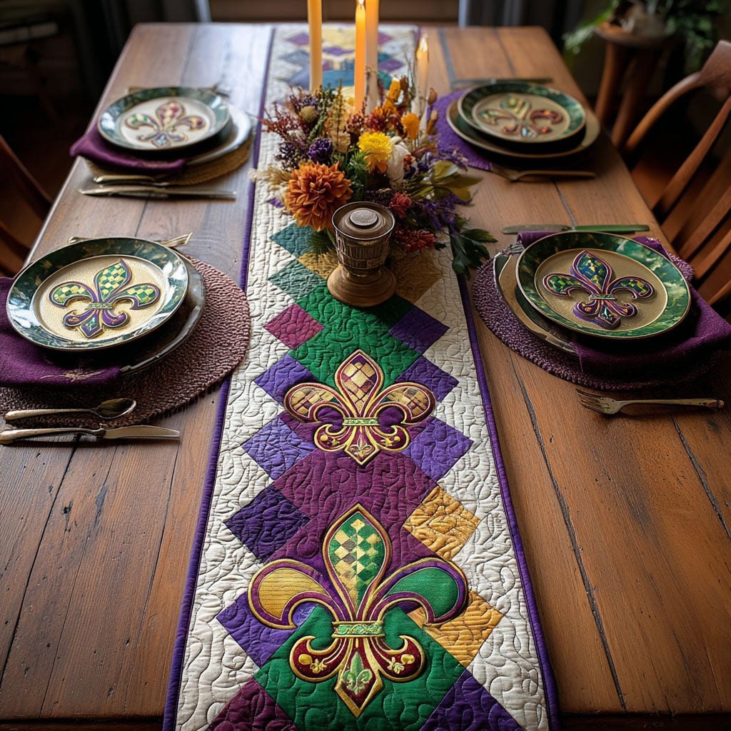 Carnival Diamond Table Runner