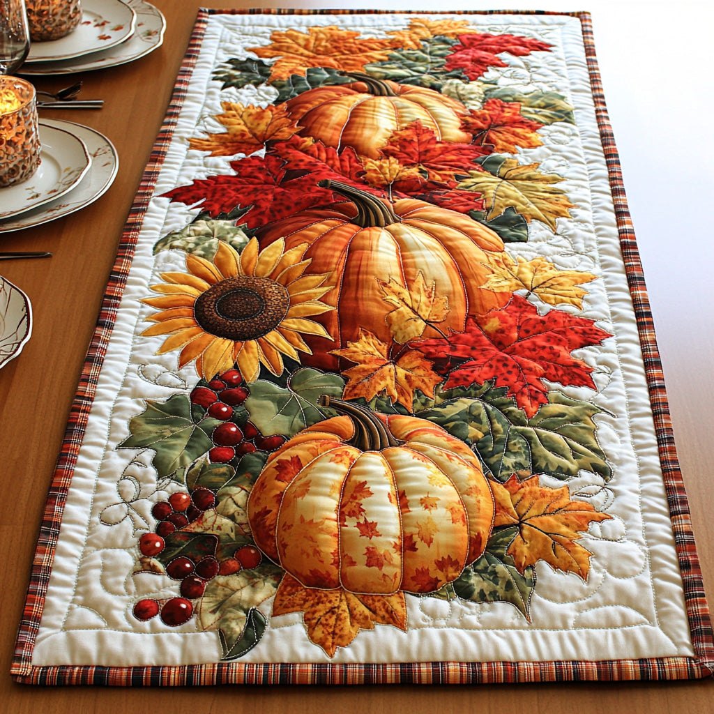 Carved Color Table Runner